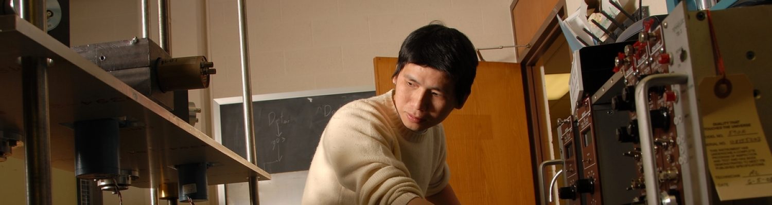 Nuclear engineering student in Burlington Labs